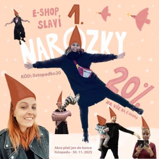 ⭐️Slavím narozky! ⭐️ Je to přesně rok, co jsem spustila svůj e-shop. Neuvěřitelný, co všechno mi ten listopad přinesl. A...